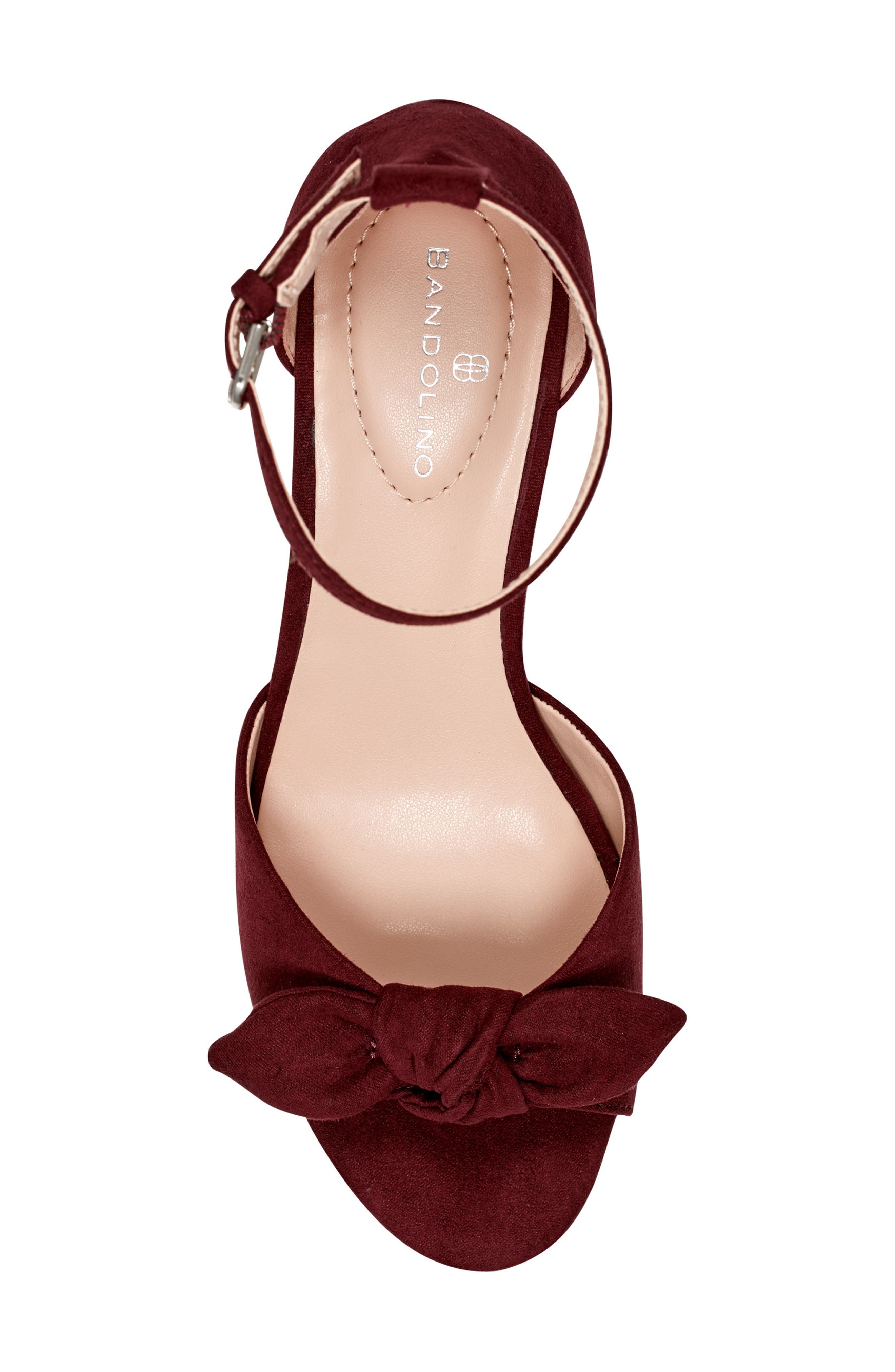 Bandolino Andora Ankle Strap Kitten Heel Sandal, Alternate, color, Dre01