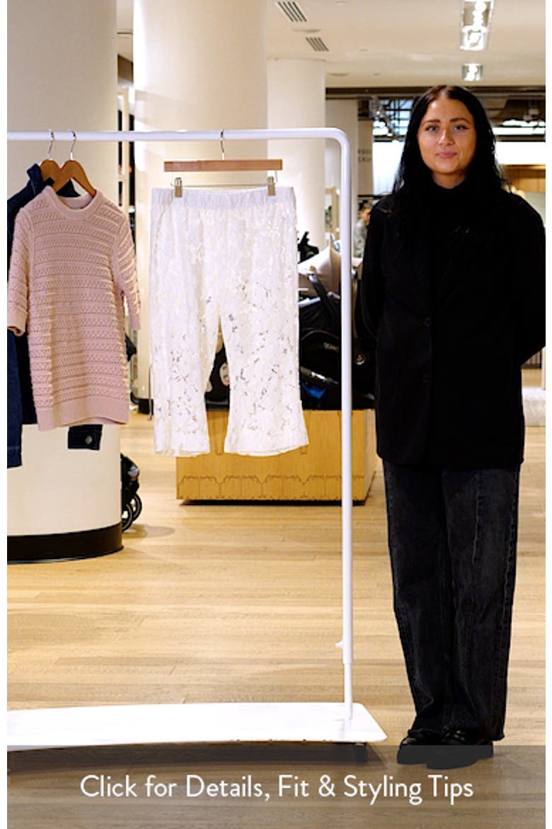 Isla Lace Capri Pants video