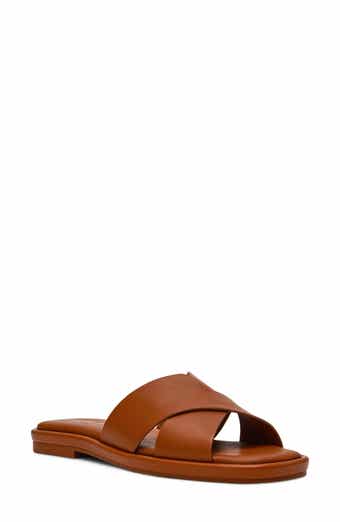 Khloe Crossover Strap Slide Sandal