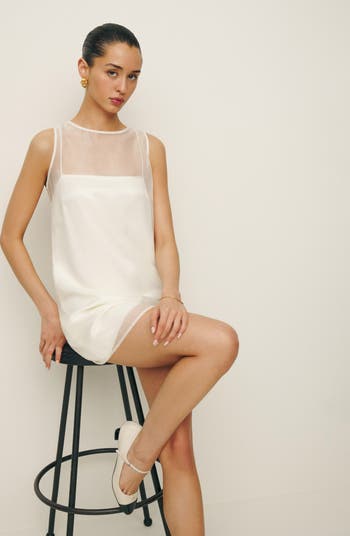 Vina Sheer Overlay Minidress