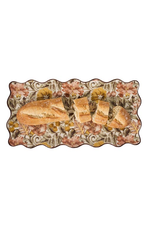 Juliska Willa Amber 16 Hostess Tray In Brown