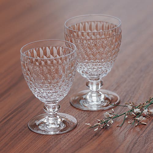 Villeroy & Boch Boston Claret Glass, Set Of 4 In Clear
