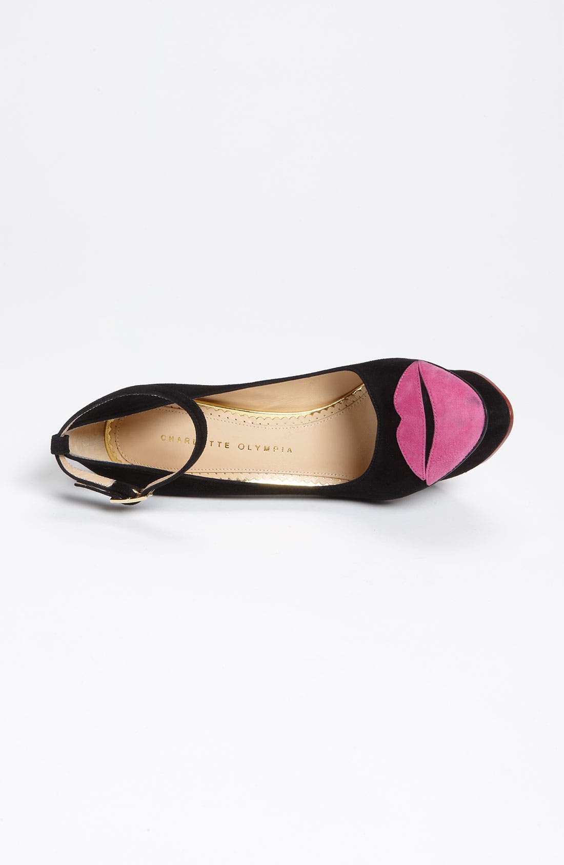 Charlotte Olympia Ankle Strap Pump, Alternate, color, 
