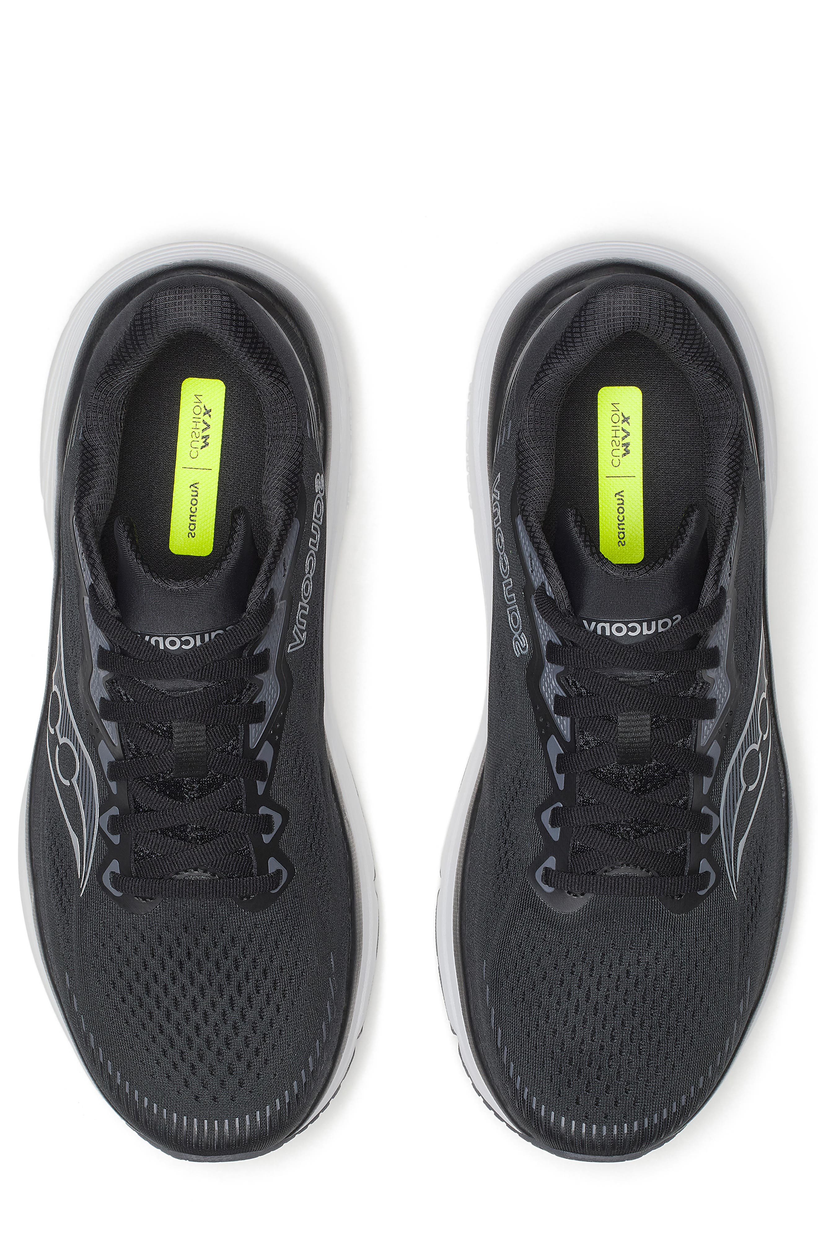 Saucony Guide 19 Running Shoe, Alternate, color, Black/ Silver