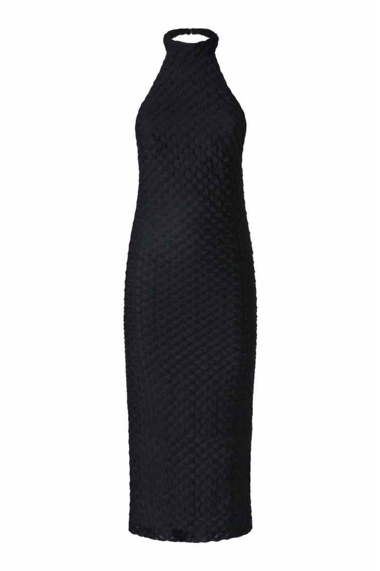 Midi Dress With Halter Neck, Alternate, color, Black