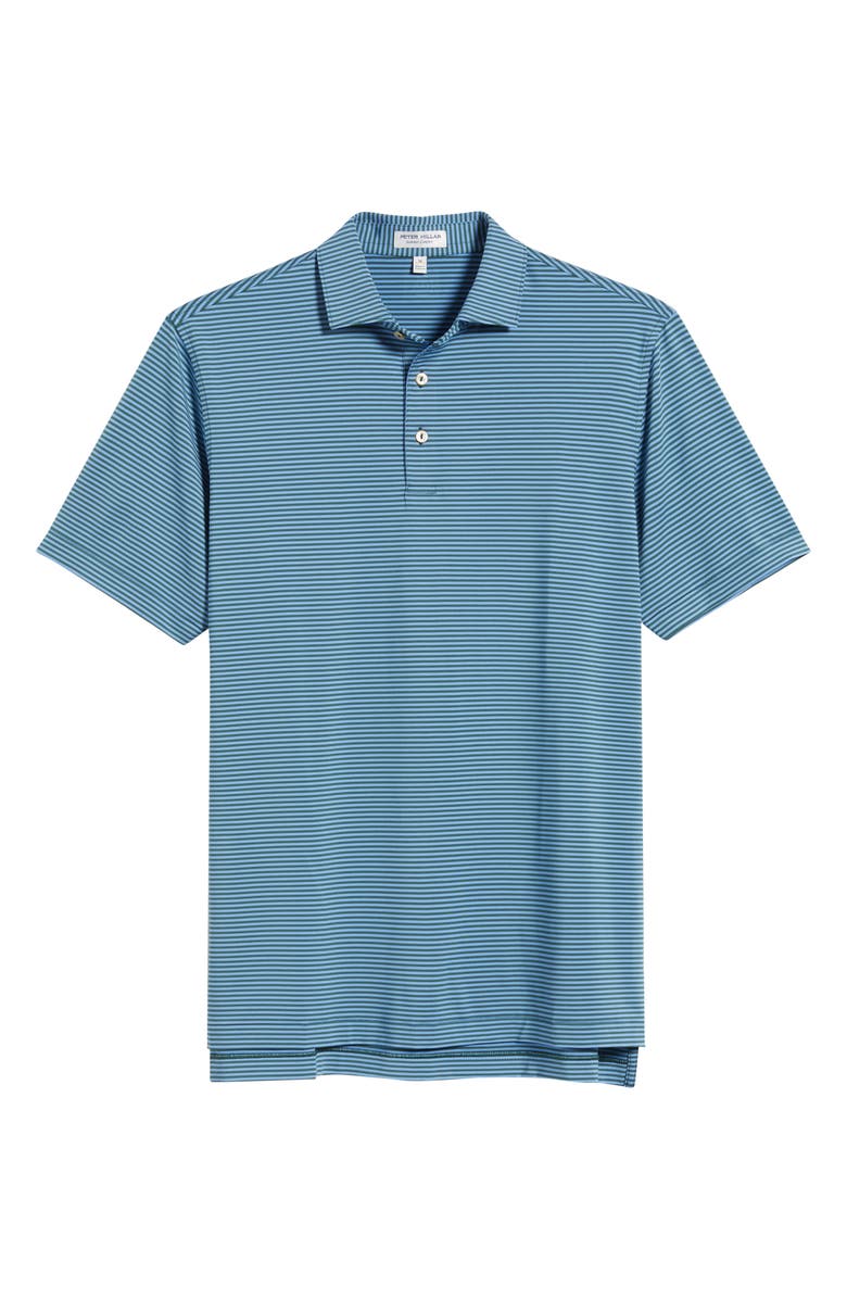 Peter Millar Hales Performance Jersey Polo, Alternate, color, Nordic Pine