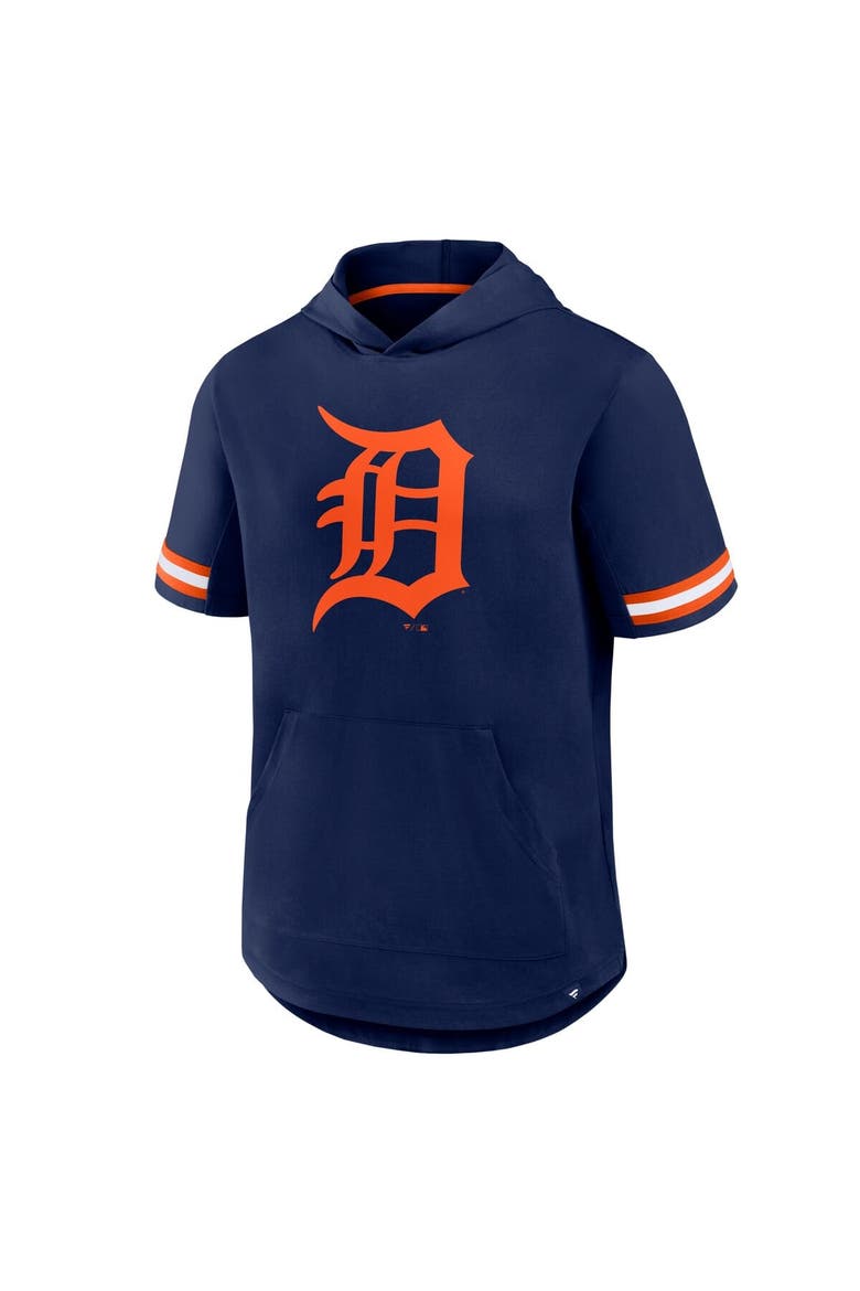 Men's Fanatics Navy Detroit Tigers Optimal Play Hooded T-Shirt, Alternate, color, Navy