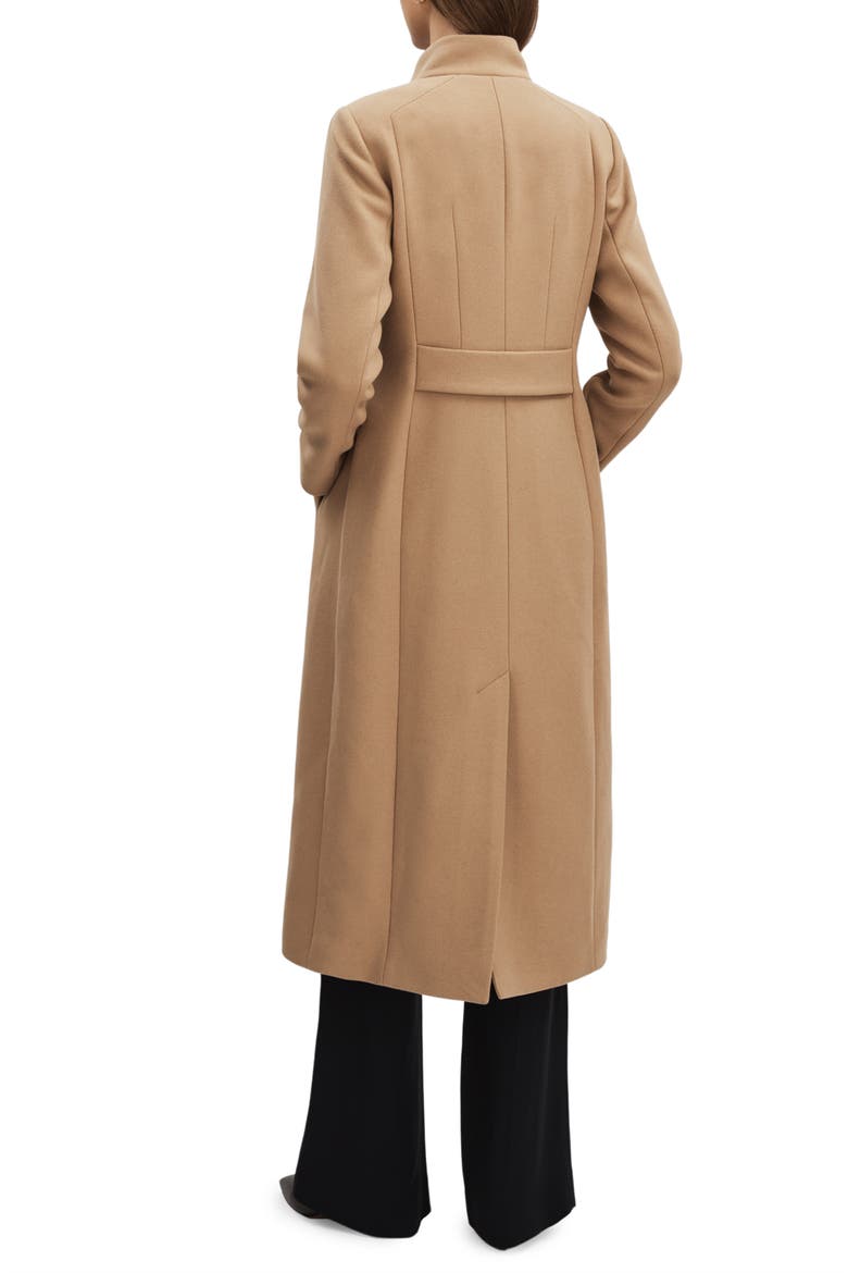 Mischa Wool Blend Coat, Alternate, color, CAMEL