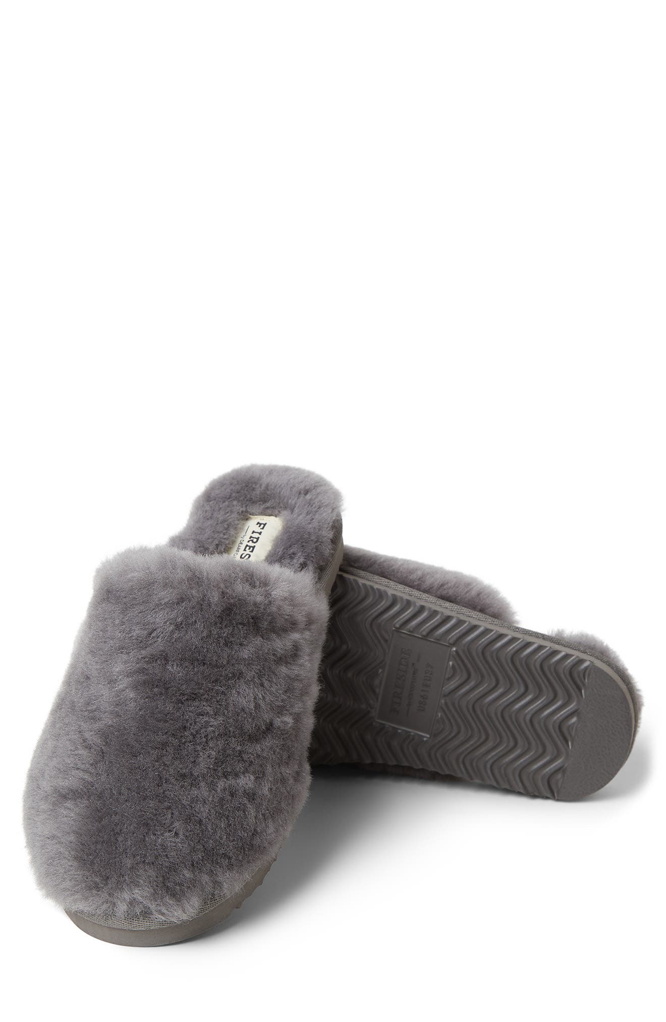 DEARFOAMS Fireside Genuine Shearling Mule Slipper, Alternate, color, 