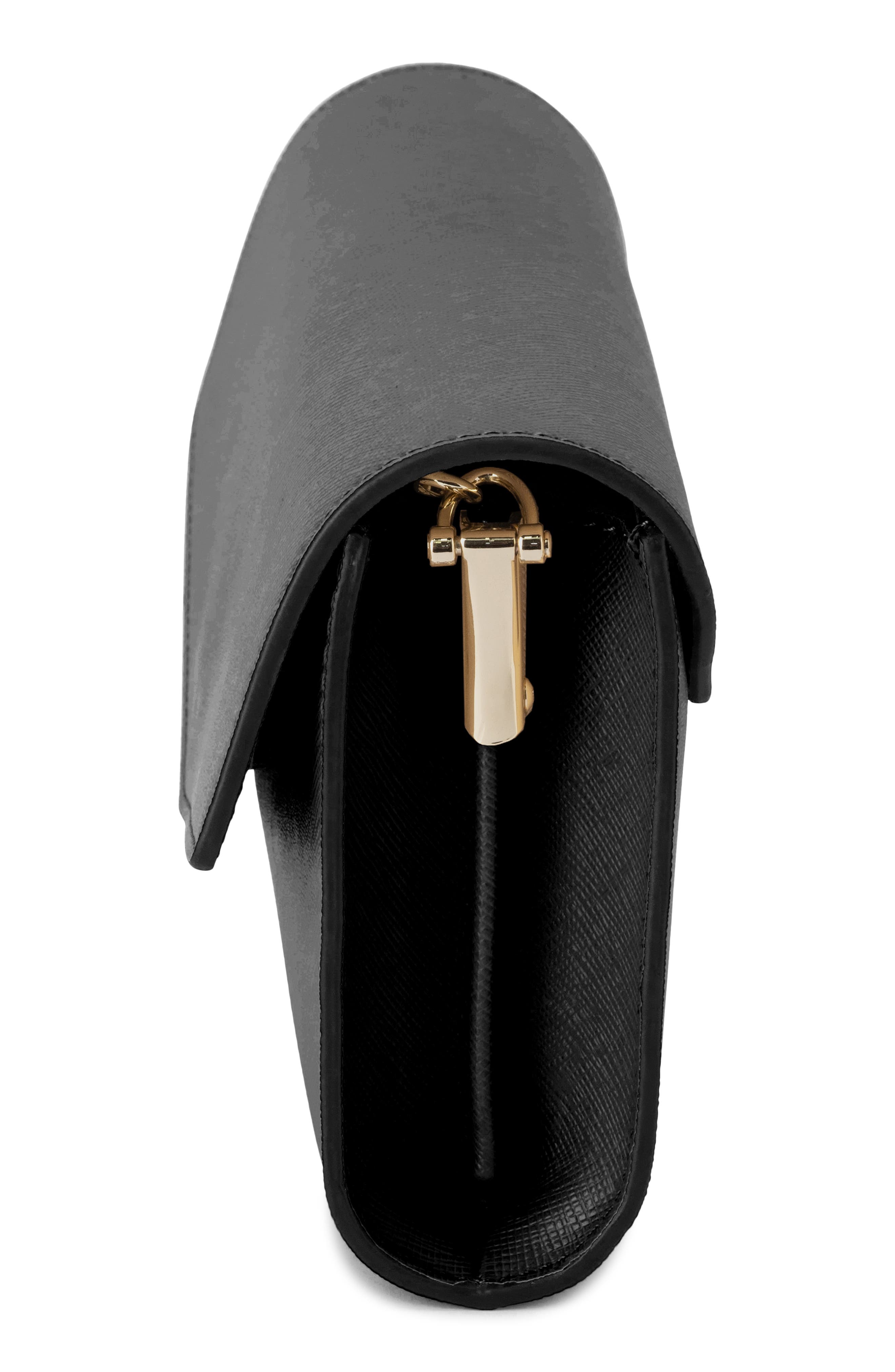 Olga Berg Nic Faux Leather Clutch, Alternate, color, 