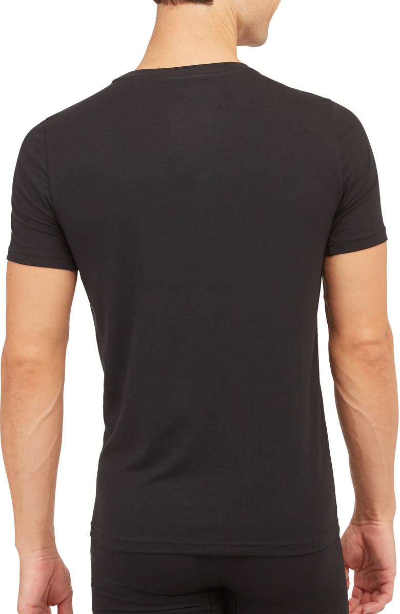SPANX<sup>®</sup> Zero Sculpt Stretch Cotton & Modal Crewneck T-Shirt, Alternate, color, 
