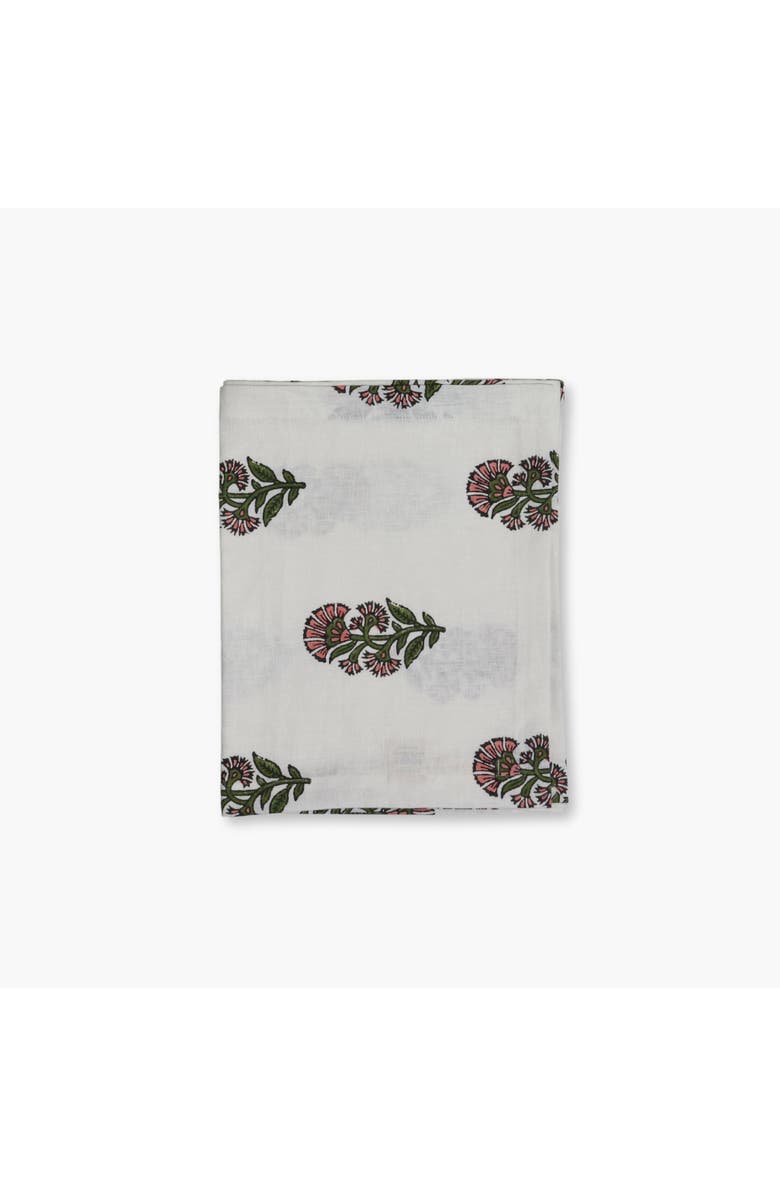 Banyan & Birch Begum Linen Hand-Printed Runner, Main, color, Pink