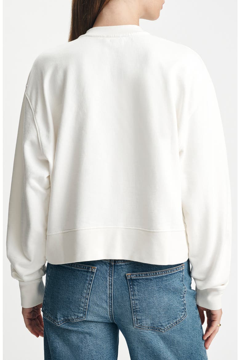 Henley Sweatshirt, Alternate, color, ANTIQUE WHITE