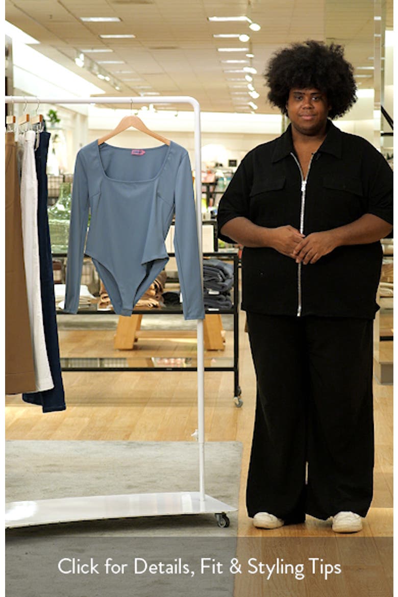 Joanna Square Neck Long Sleeve Bodysuit video