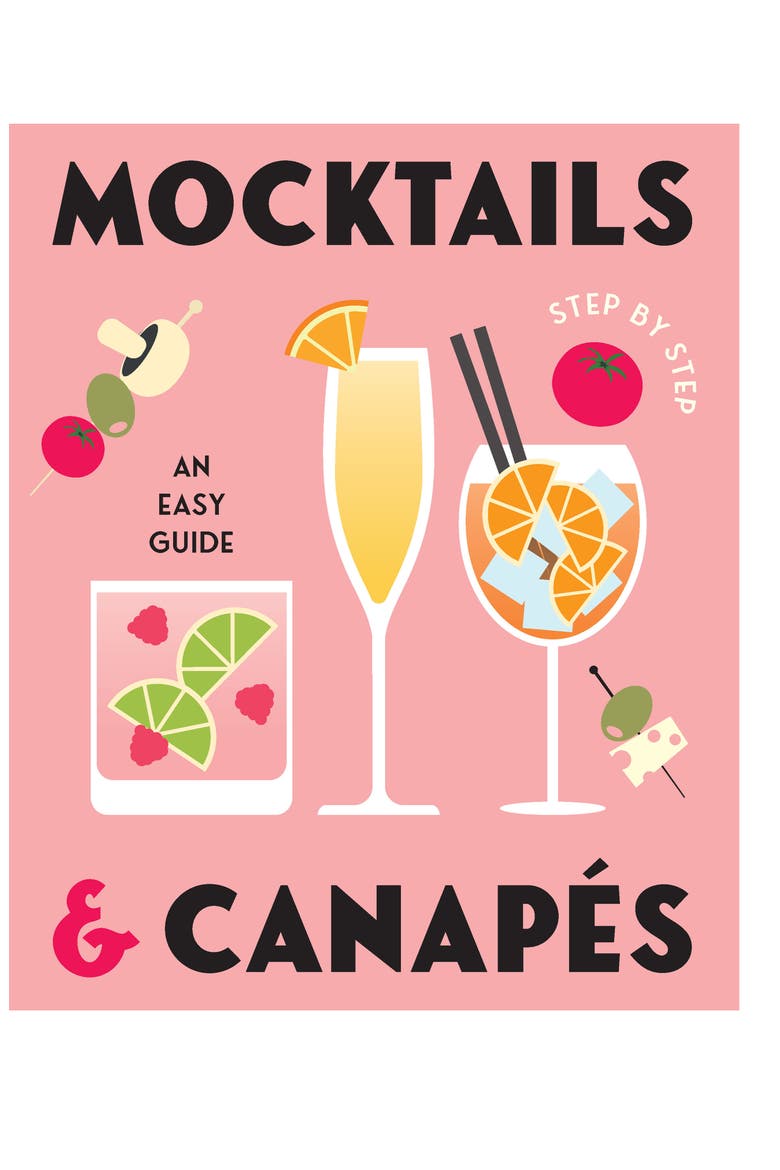 Mocktails & Canapé Book, Main, color, PINK