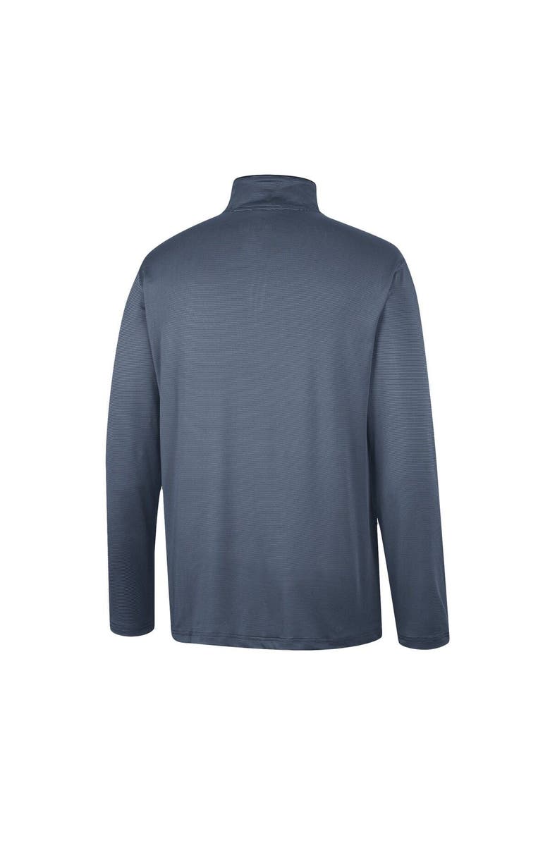 COLOSSEUM Men's Colosseum Navy Georgetown Hoyas Logo Quarter-Zip Windshirt, Alternate, color,