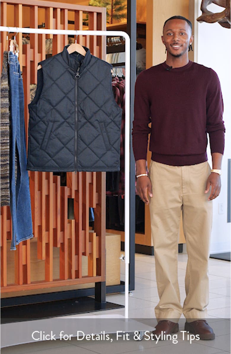 Finn Quilted Vest, sales video thumbnail