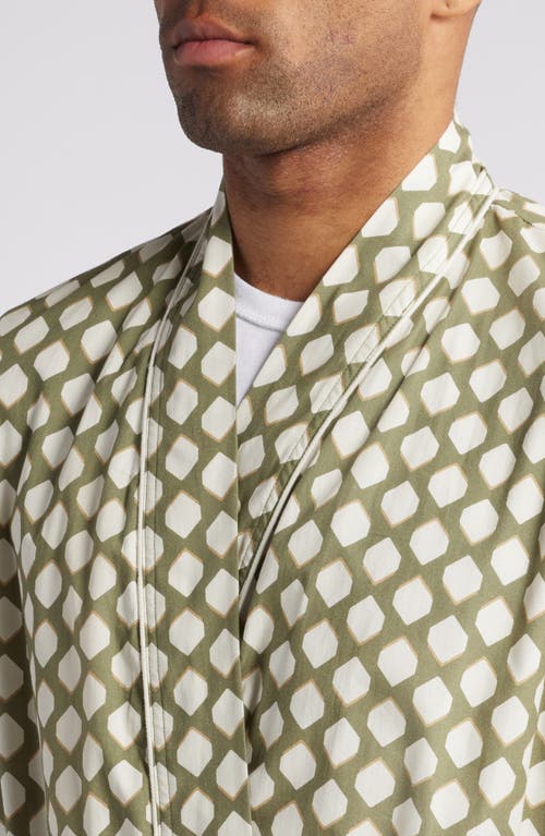 Majestic International Midcentury Woven Robe In Brown