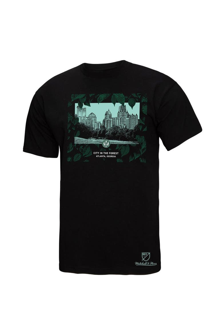 Men's Mitchell & Ness Black Atlanta United FC Canopy T-Shirt, Alternate, color, Black
