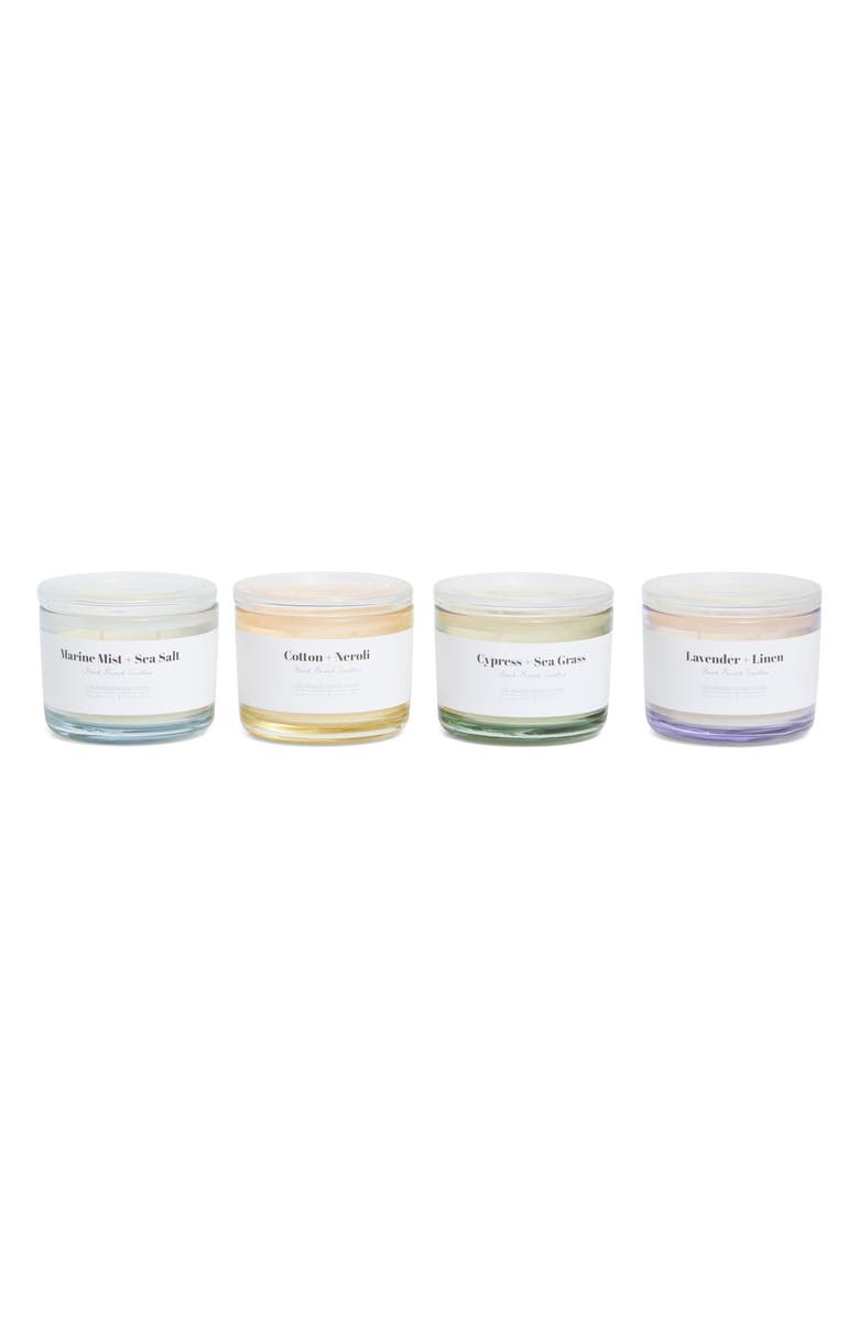 PORTOFINO CANDLES Set of 4 Assorted Candles, Main, color,