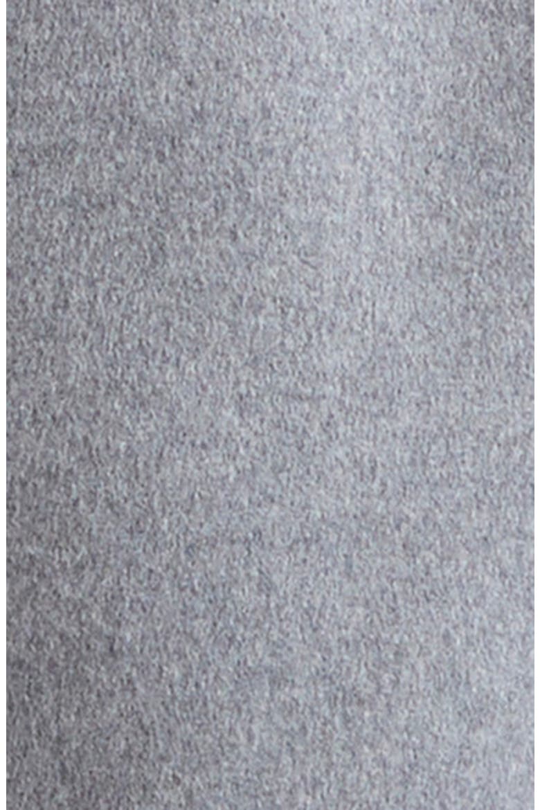Belted Double Face Wool Wrap Coat, Alternate, color, LIGHT GREY MELANGE
