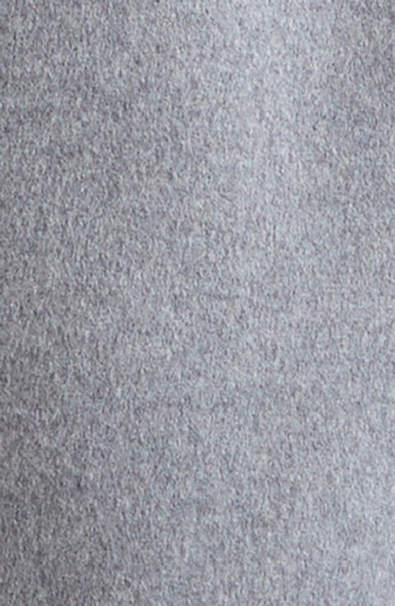 Stella McCartney Belted Double Face Wool Wrap Coat, Alternate, color, Light Grey Melange