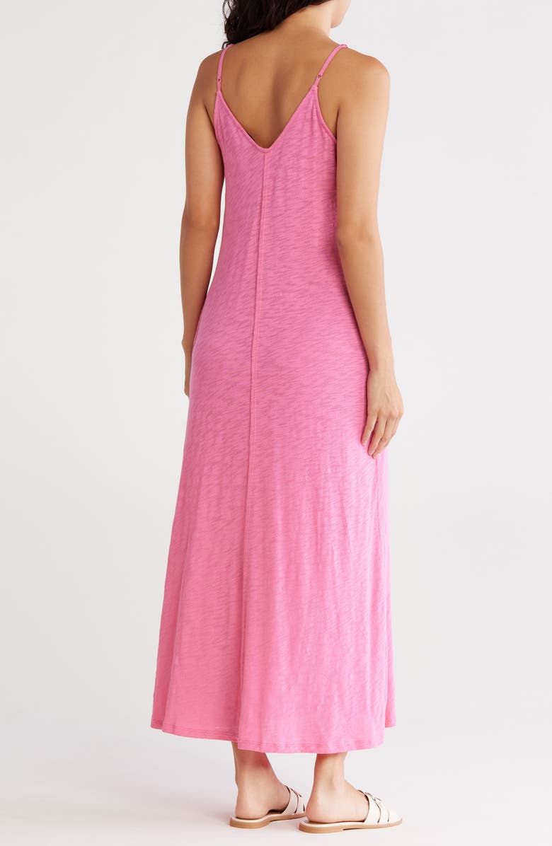 ATM Anthony Thomas Melillo Slub Jersey Maxi Slipdress, Alternate, color, Rose/Pink
