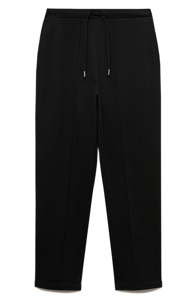 MANGO Pintuck Pleat Drawstring Pants, Alternate, color,
