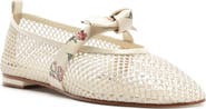 Alexandre Birman x Agua by Agua Bendita Clarita Mesh Mary Jane Ballet Flat