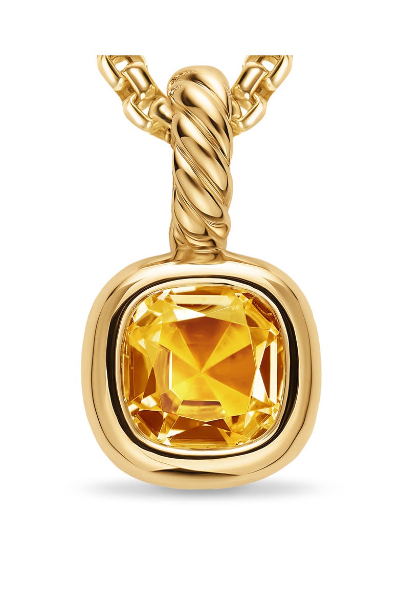 Mini Cushion Cut Enhancer, Alternate, color, CITRINE