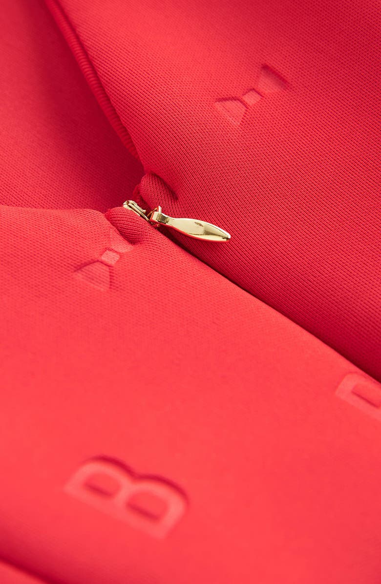 Baker by Ted Baker Kids' Ruffle Shoulder Scuba Dress, Alternate, color, Red