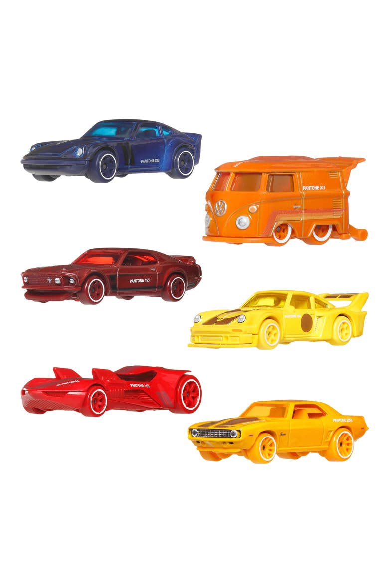 Kids' Pantone 6-Piece Toy Vehicle Multipack, Alternate, color, ASSORTED
