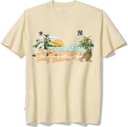 Tommy Bahama Cream New York Yankees Sunset Slugger T-Shirt