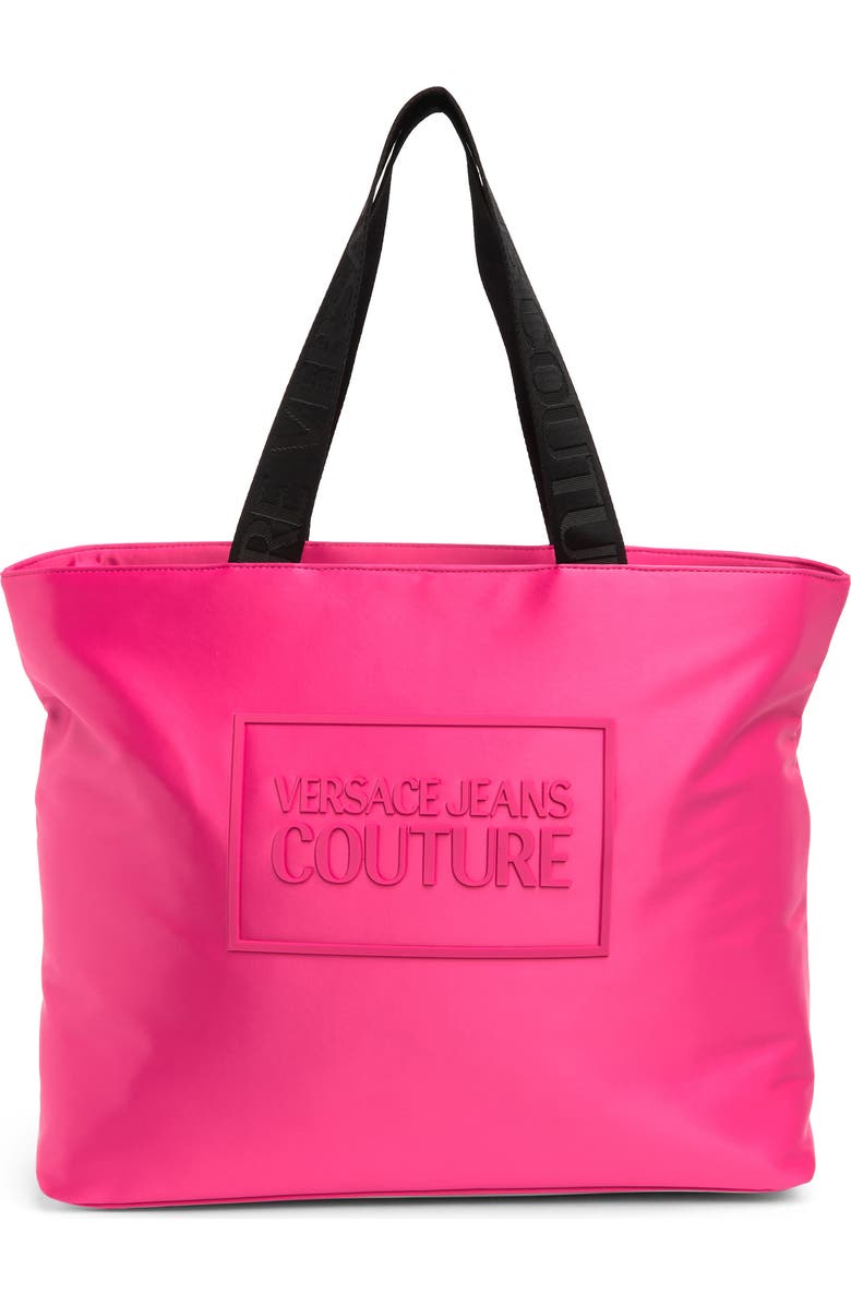 Versace Jeans Sporty Top Handle Tote Bag, Main, color,