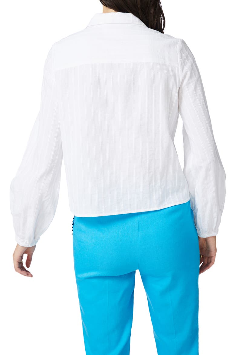 Stripe Textured Shirt, Alternate, color, ULTRA WHITE