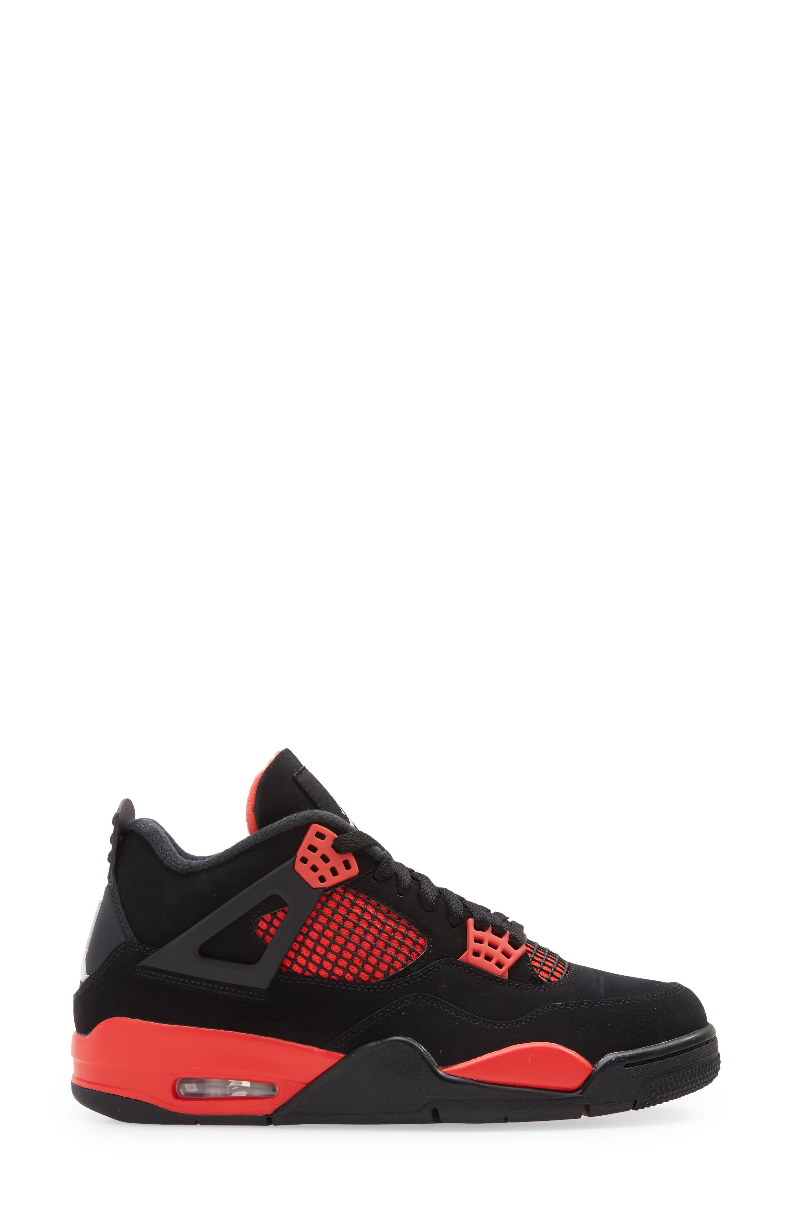 Air Jordan 4 Retro Basketball Sneaker, Alternate, color, BLACK/ MULTI-COLOR