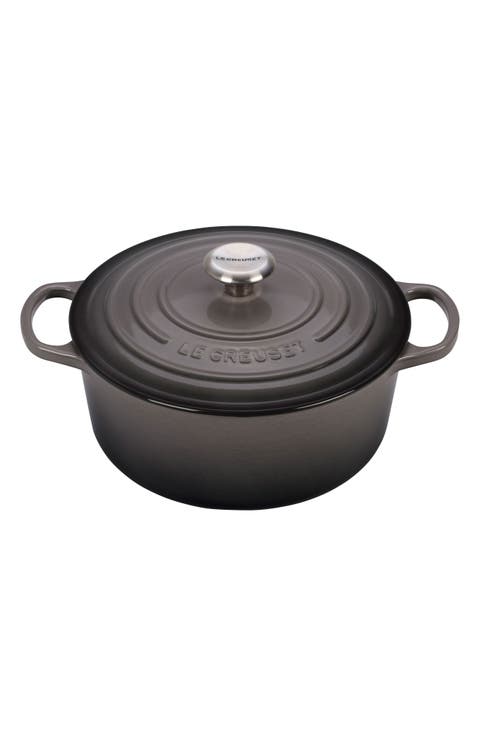 Signature 5.5-Quart Round Enamel Cast Iron French/Dutch Oven