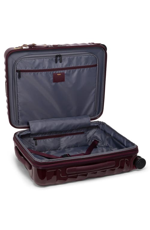 Tumi 19 Degree Continental Expandable 4-wheel Carry-on In Burgundy