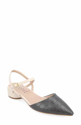 Brynn Croc Embossed Pump