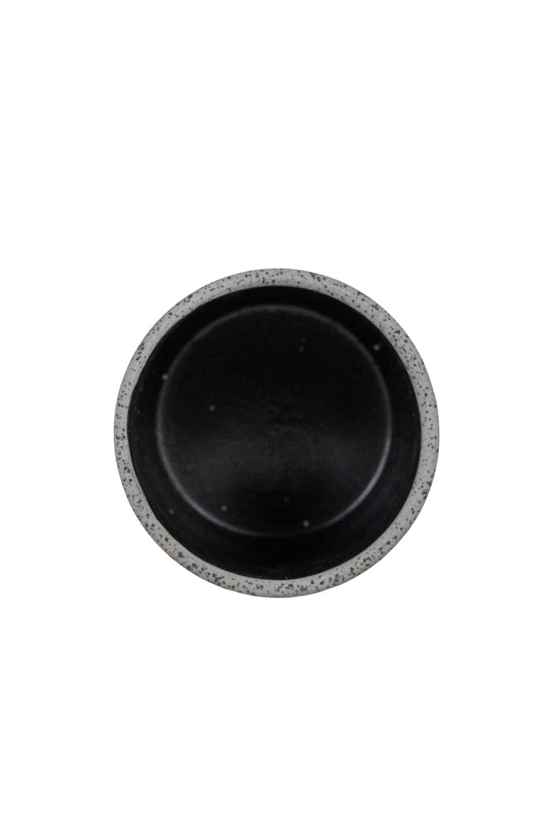 Textured Black Stoneware Planter, Alternate, color, Black