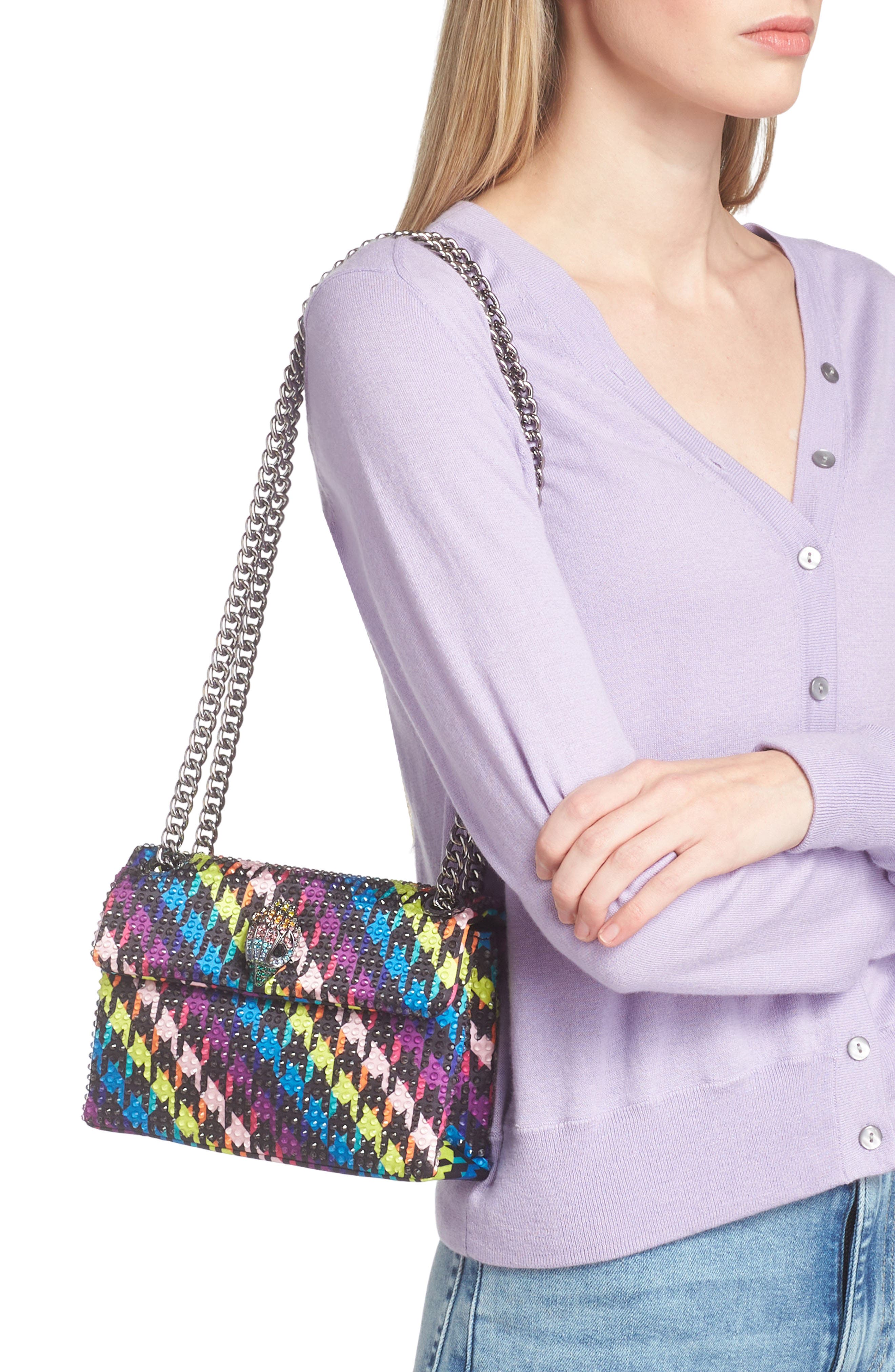 Kurt Geiger London Mini Kensington Crystal Convertible Crossbody Bag, Alternate, color, 