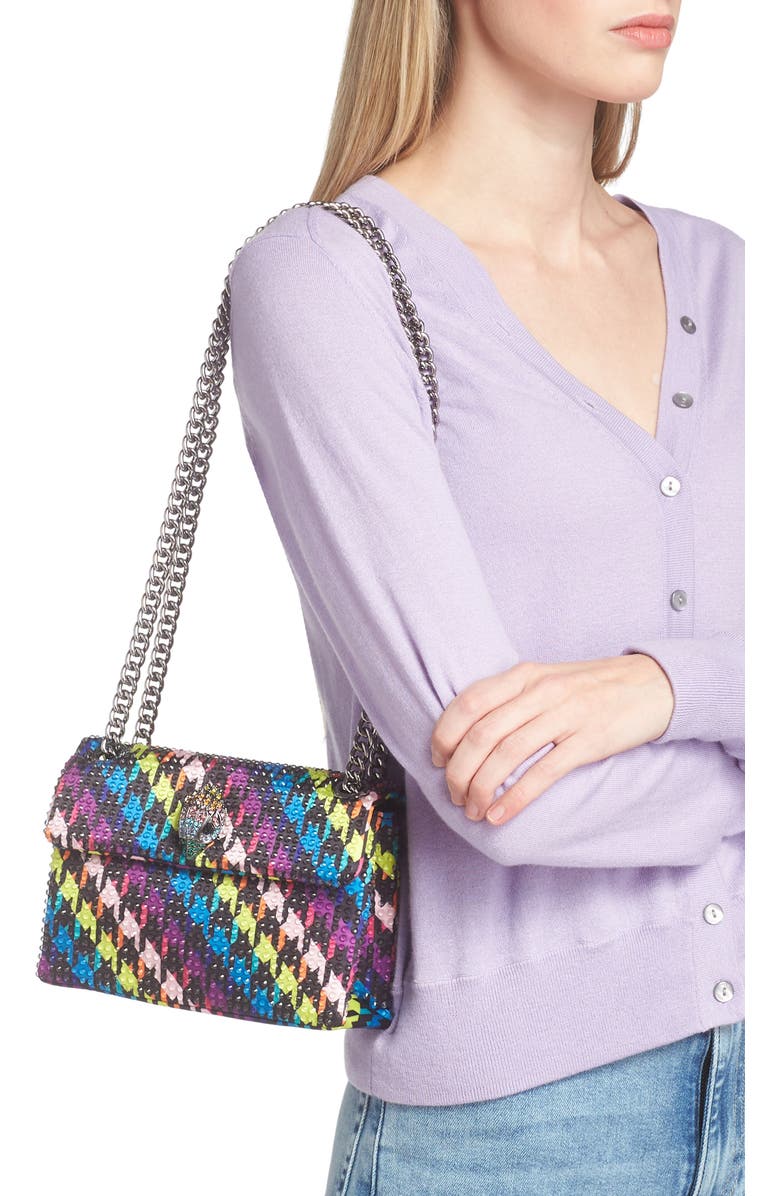 Kurt Geiger London Mini Kensington Crystal Convertible Crossbody Bag, Alternate, color,