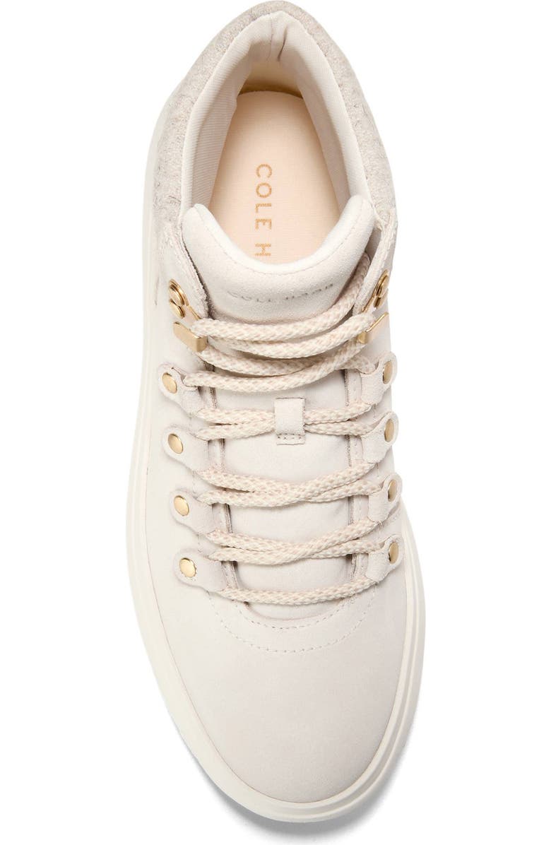 Cole Haan Grand Raelyn Waterproof Hiking Boot, Alternate, color, Birch Suede / Leather