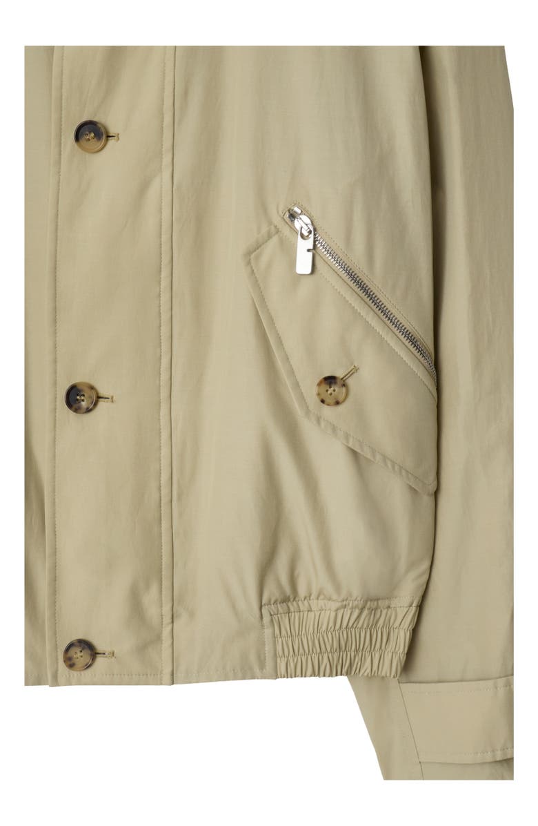 Burberry Cotton Nylon Jacket, Alternate, color, Hunter Beige