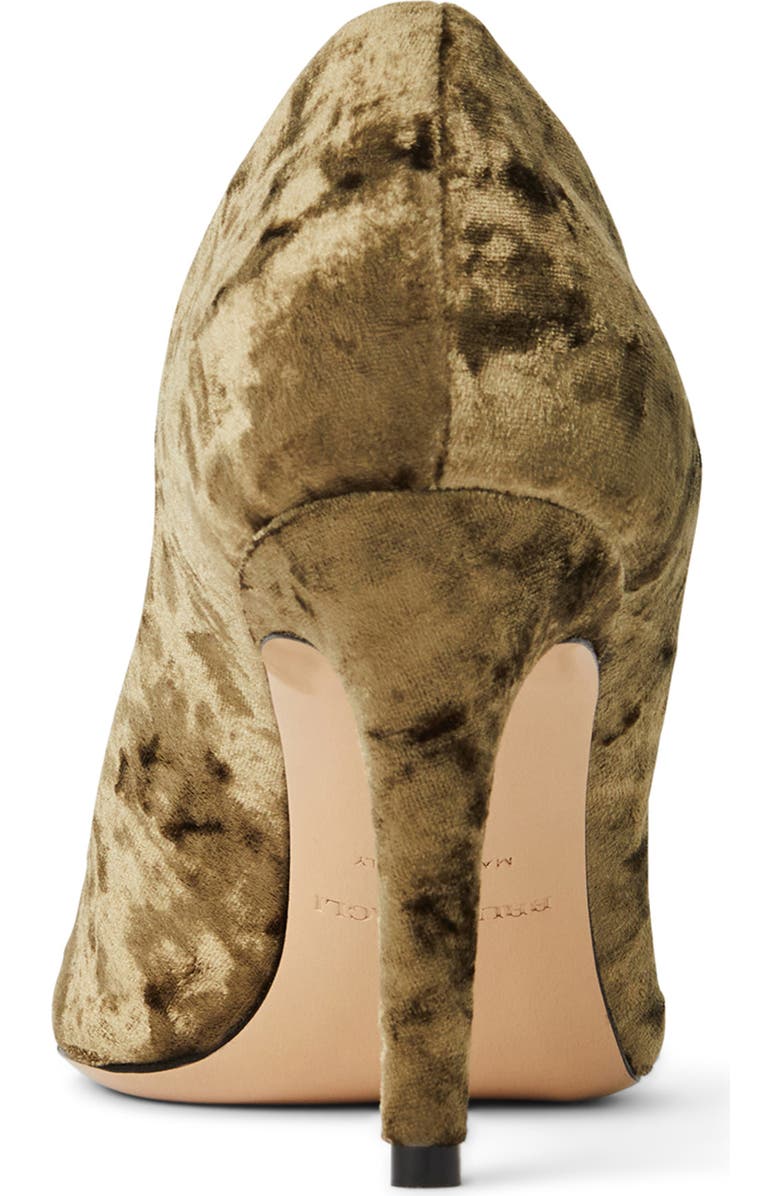 Bruno Magli Telma Pump, Alternate, color, Olive Crushed Velvet