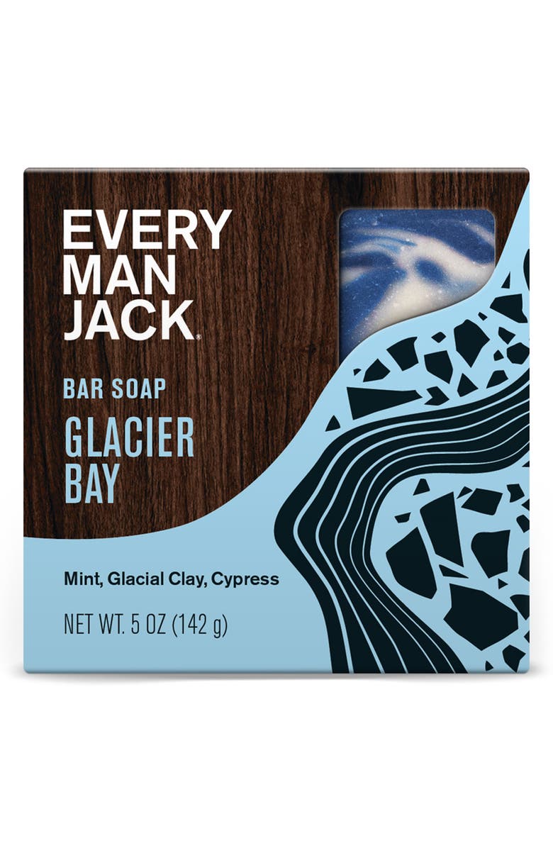 EVERY MAN JACK Glacier Bay Cold Plunge Bar Soap, Main, color,