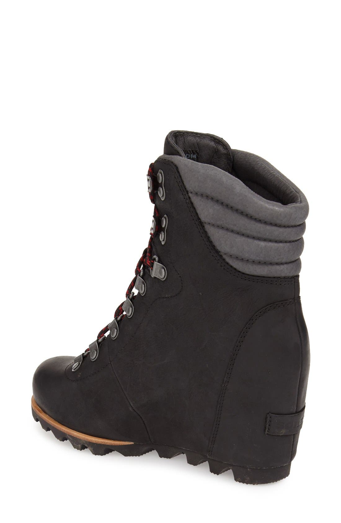 SOREL 'Conquest' Waterproof Wedge Boot, Alternate, color, 