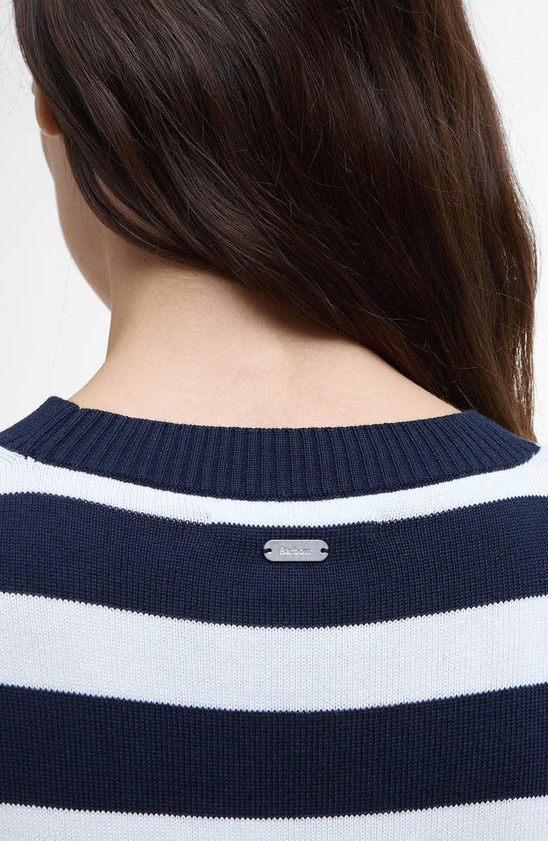Barbour Bronya Stripe Cotton Blend Sweater, Alternate, color,