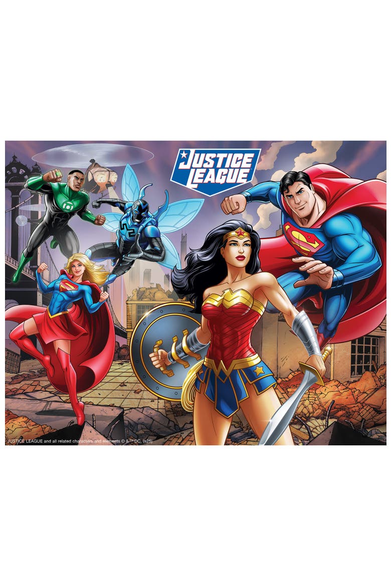 Justice League 100pc Puzzles 4-Pack, Alternate, color, Multicolor