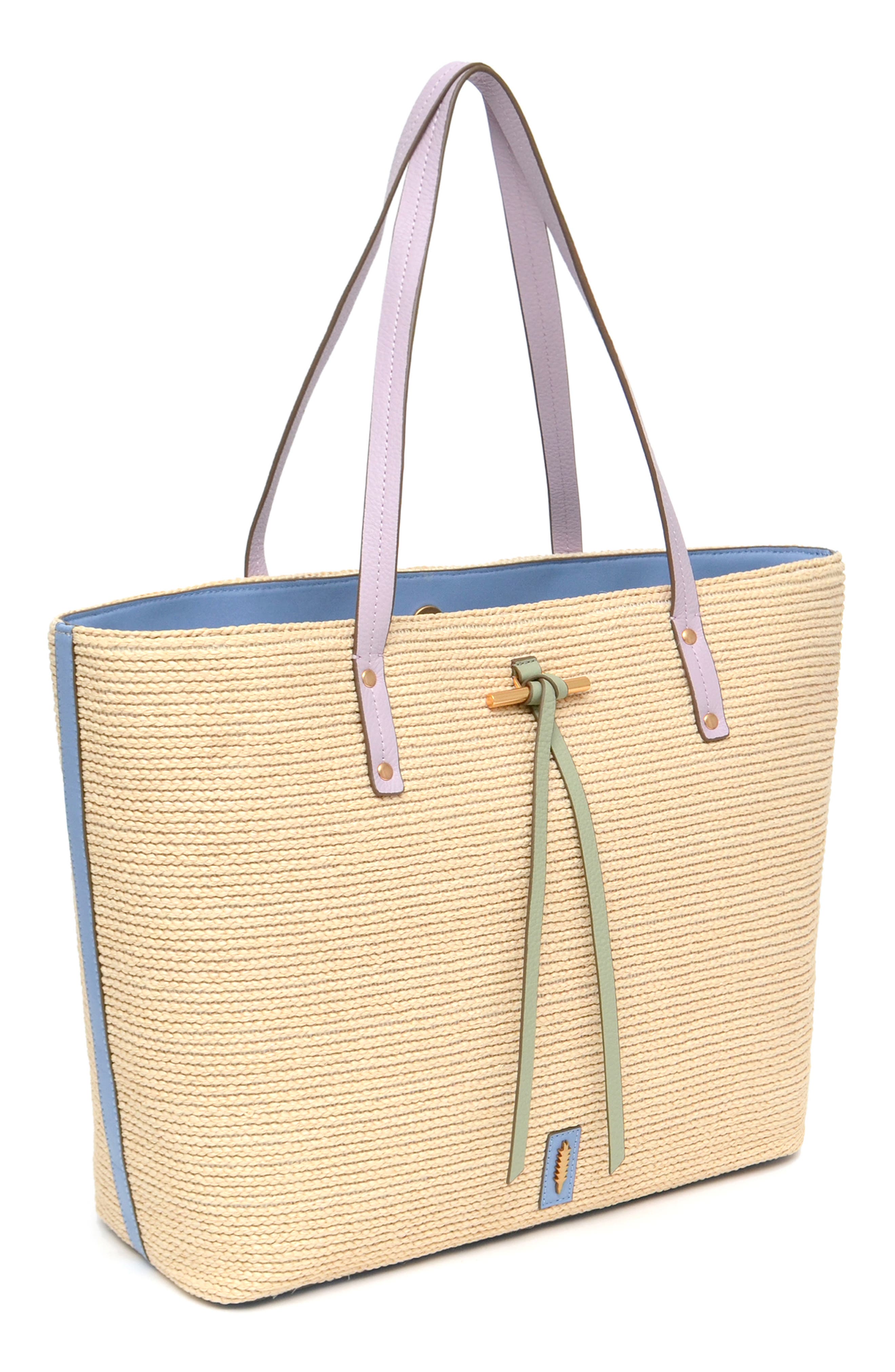 Thacker Fran Raffia Tote Bag, Alternate, color, 